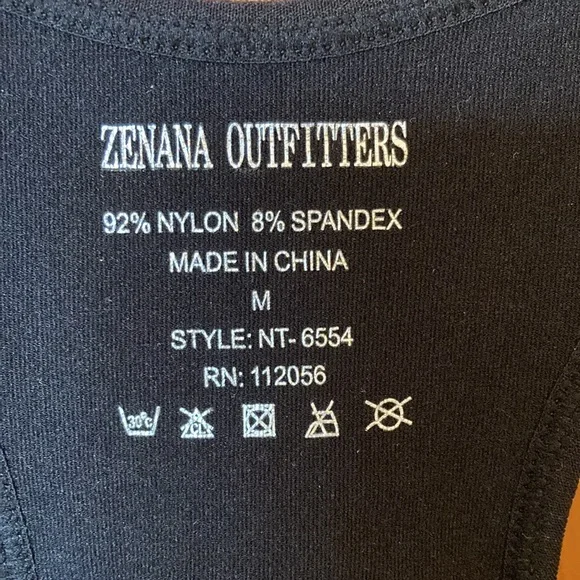 Zenana Outfitter Built In Bra Tank Top - Picture 9 of 10